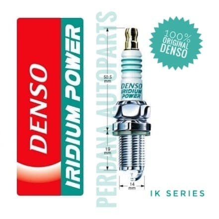 Denso Iridium Power Ik20 / Ik20L Jamin Asli Made In Japan