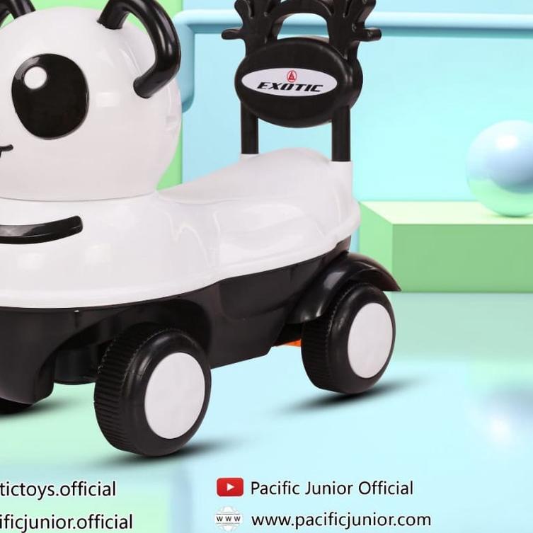 EXOTIC MAINAN ANAK MOBIL MOBILAN DORONG RIDE ON PANDA ET2010 BEBEK ET2009