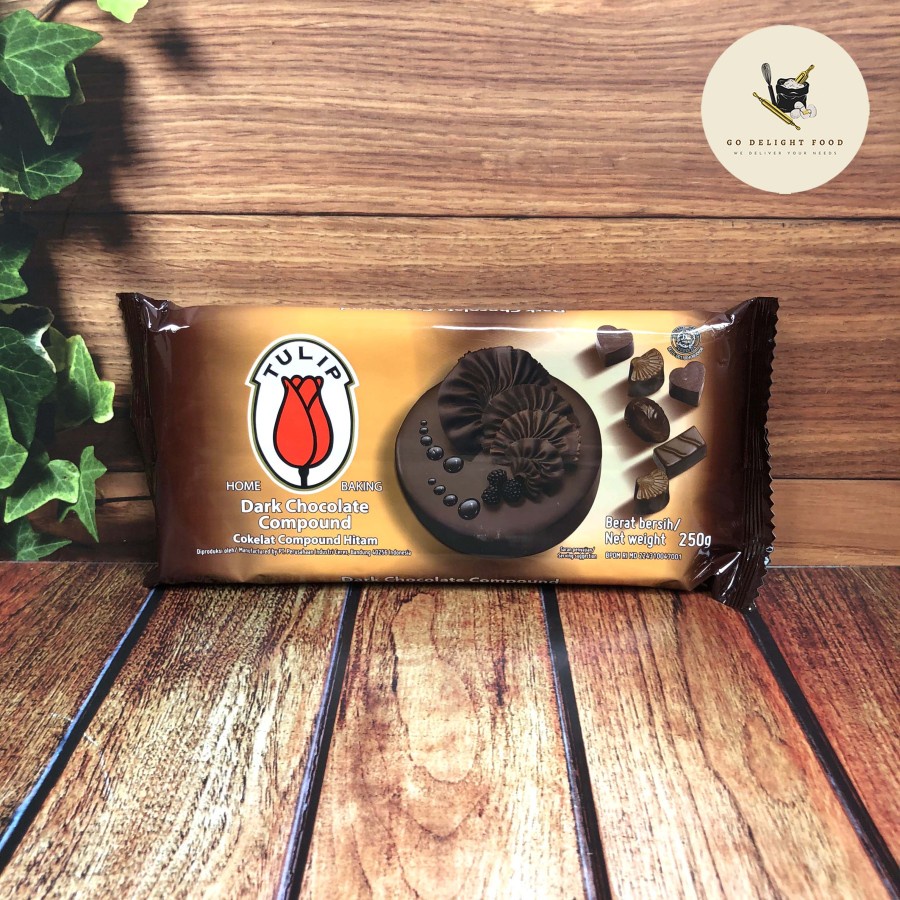 

Tulip Dark Chocolate Compound - 250G (PREMIUM QUALITY)