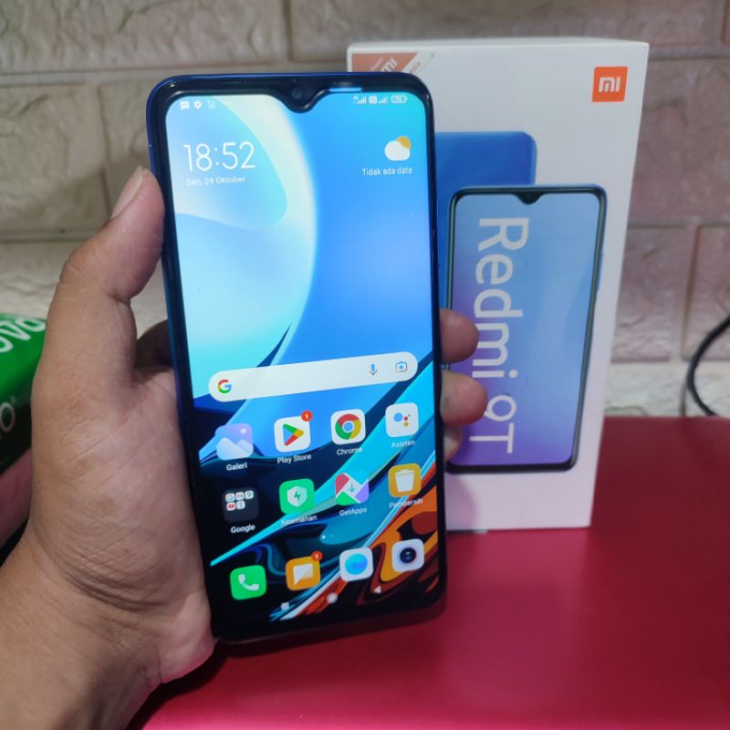xiomi Redmi 9t 6 128gb second bekas