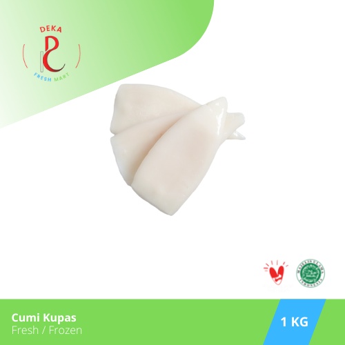 Jual Cumi Kupas Squid Tube Kg Shopee Indonesia