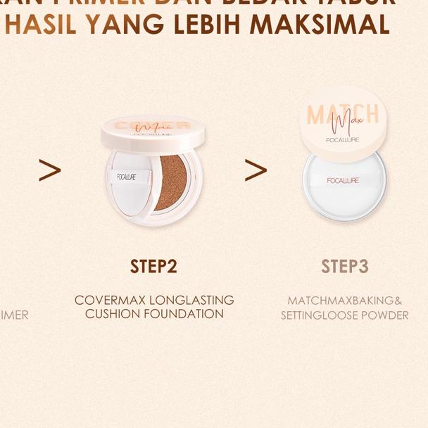 FOCALLURE 24 Hours Long Lasting Matte BB Cushion Foundation