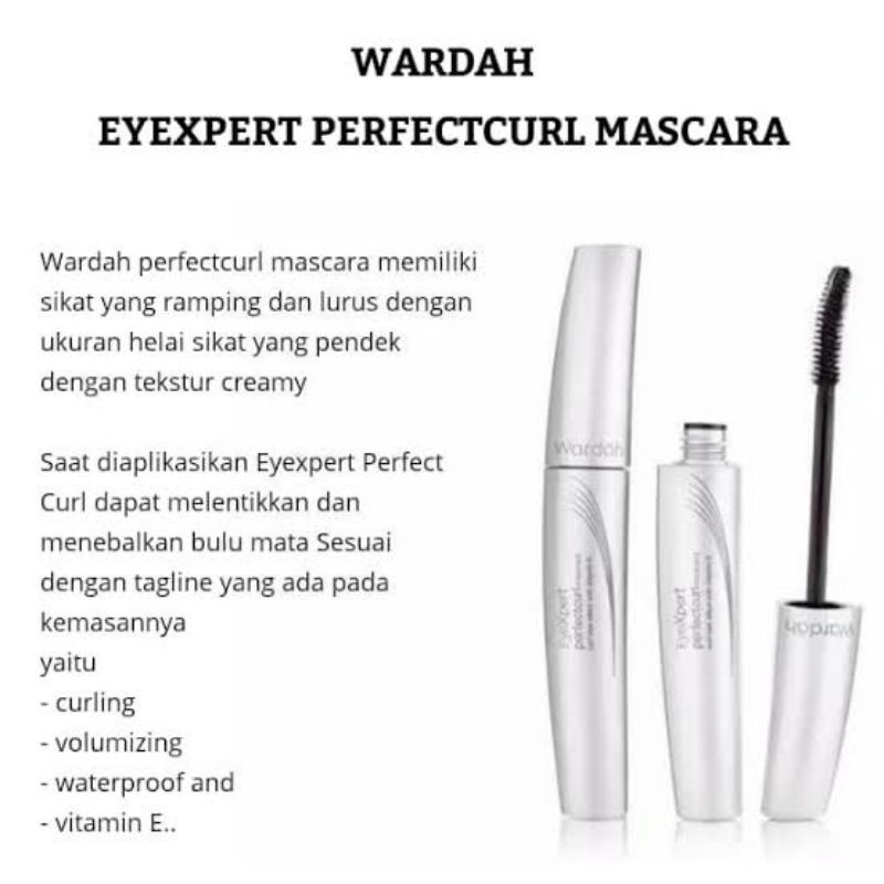 WARDAH PERFECTCURL MASCARA