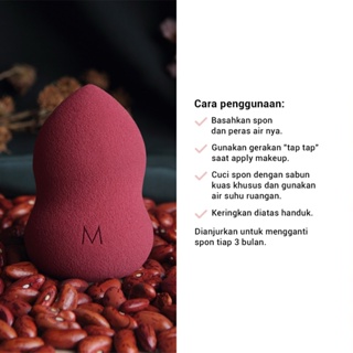 Image of thu nhỏ Masami Red Bean Blending Sponge Latex Free / Beauty Blender #1