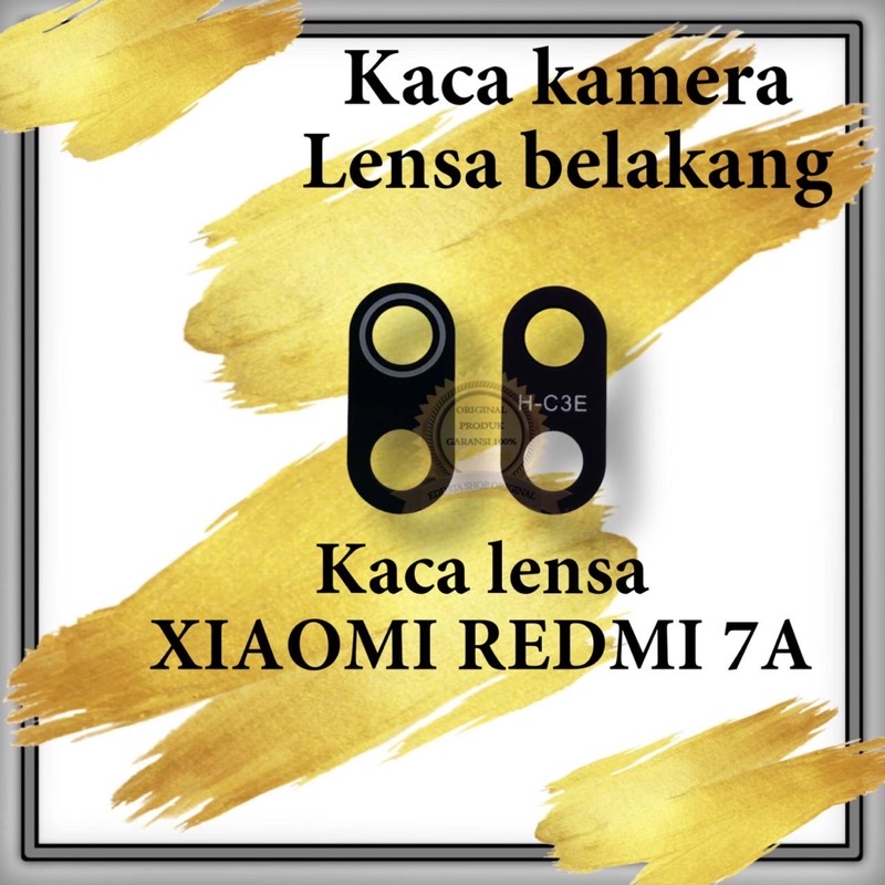 Lensa Kaca Kamera Belakang Xiaomi Redmi 7A Sudah Sama lem