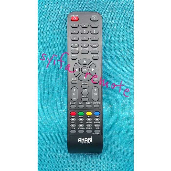 remote tv led akari original dan resmi