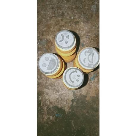 

(PROMO ILS67) Paket 4 Stempel Bintang / Senyum ✲