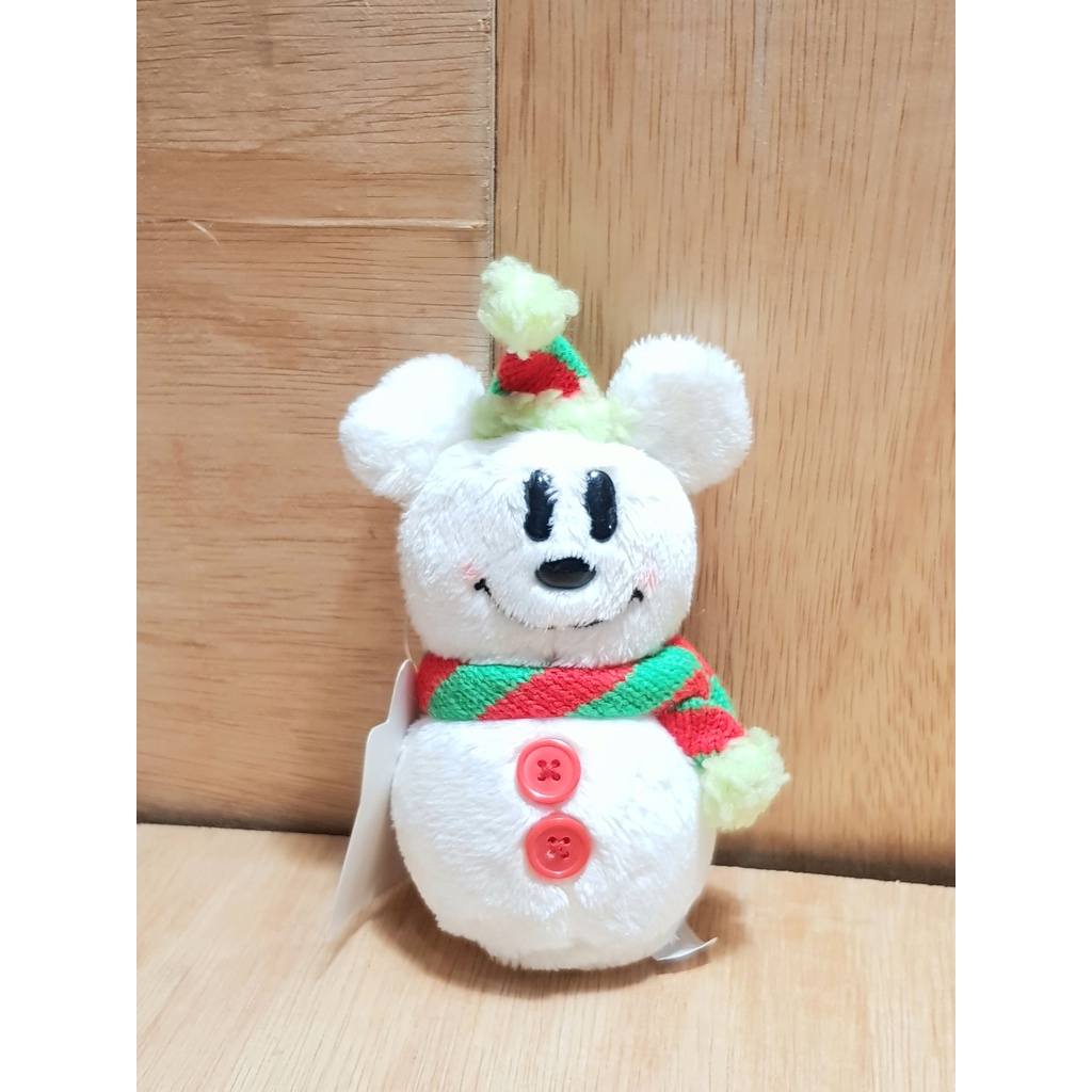 Boneka Mickey Mouse Christmas Snowman mascot Plush Toy Brand Tokyo Disney Resort Original