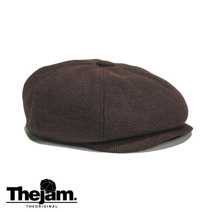 TOPI KLASIK NEWSBOY CAP HERRINGBONE THE ORIGINAL Thejam. #localpride