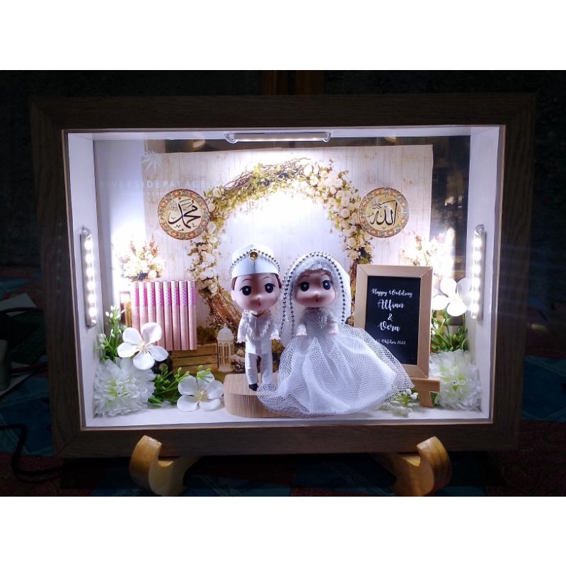 Mahar boneka rustic/mahar minimalis/mahar jam/mahar edelweis