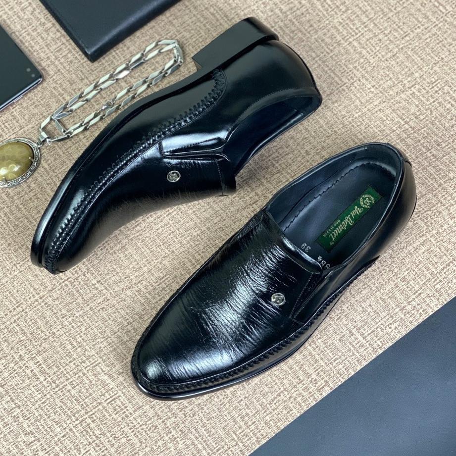 Stok Terbatas Sepatu Pantofel Pria Sepatu Pantopel Formal Hitam Kerja Pesta Kulit Asli Pentopel Yal 