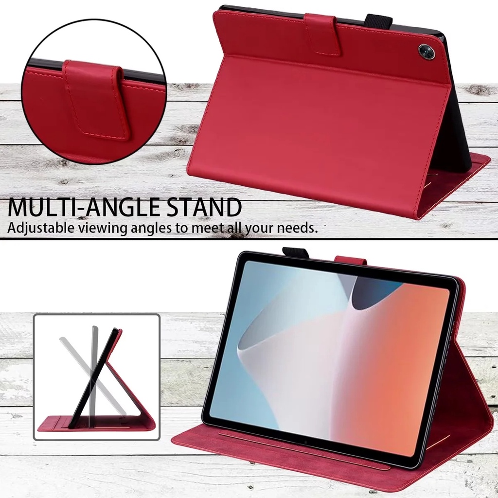 Casing Untuk Oppo Pad Air (2022) 10.36 &quot;OPD2102 X21N2 Pola Fashion Tablet Perlindungan Case Hewan Lucu Dicat Dompet Flip Card Stand Shockproof Leather Cover