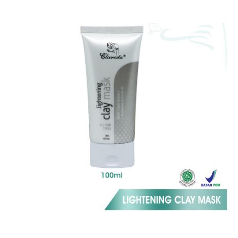 ☘️Yuri Kosmetik☘️  Claresta Lightening Clay Mask All Skin Types 100 ml