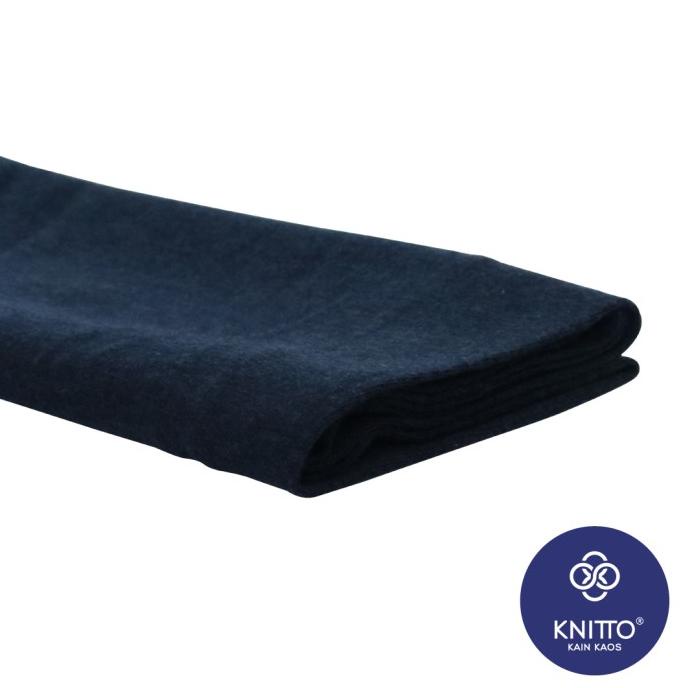 BAHAN KAOS KAIN COTTON BAMBOO 24S WARNA NAVY