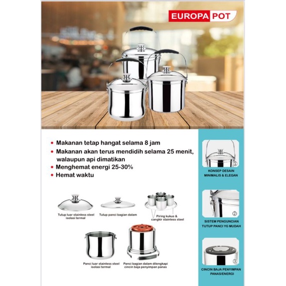 Europa Pot Magic Cooker Panci Serbaguna Panci Ajaib
