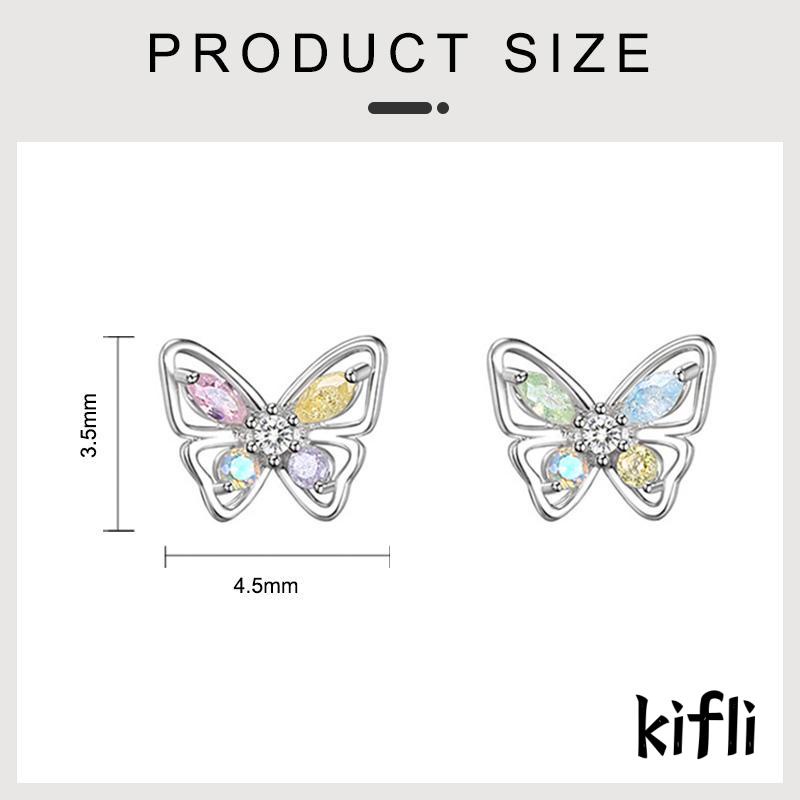 Anting Desain Kupu-Kupu Bahan 925 Sterling Silver Untuk Wanita