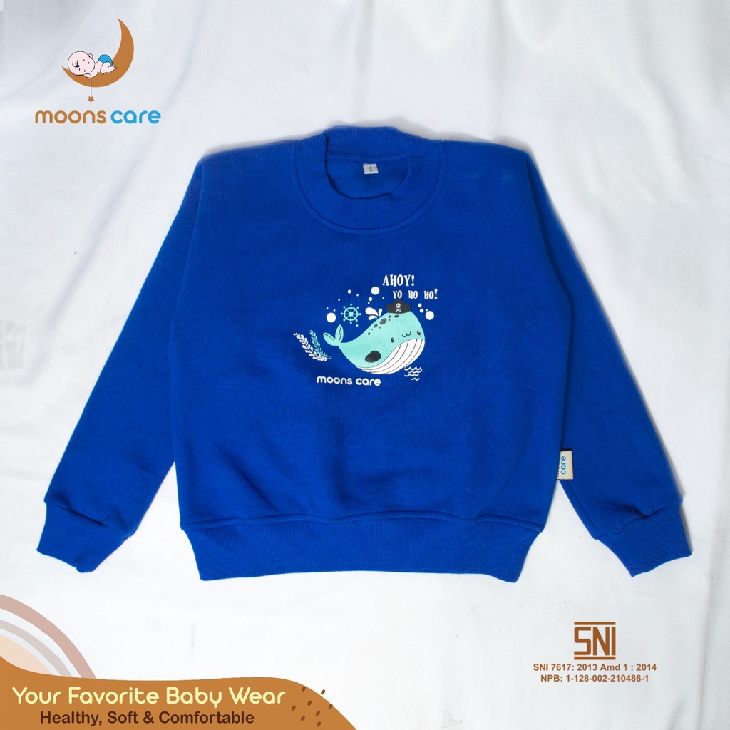 moons care Sweater Anak Fleece Animal Series Hoodie anak jaket anak sweater anak hoodie anak laki laki hoodie anak perempuan jaket