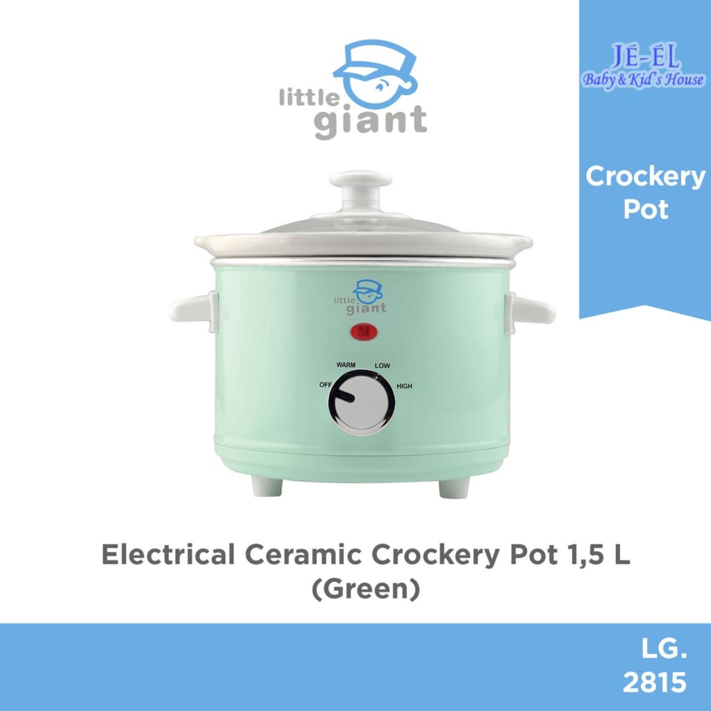 Little Giant Electrical Ceramic Crockery Pot 1.5 Liter LG 2815