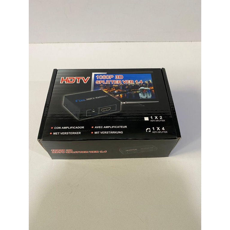 HDMI Splitter 4 Port 1 INPUT 4 OUTPUT SPLITER 4 PORT CONVERTER FHD