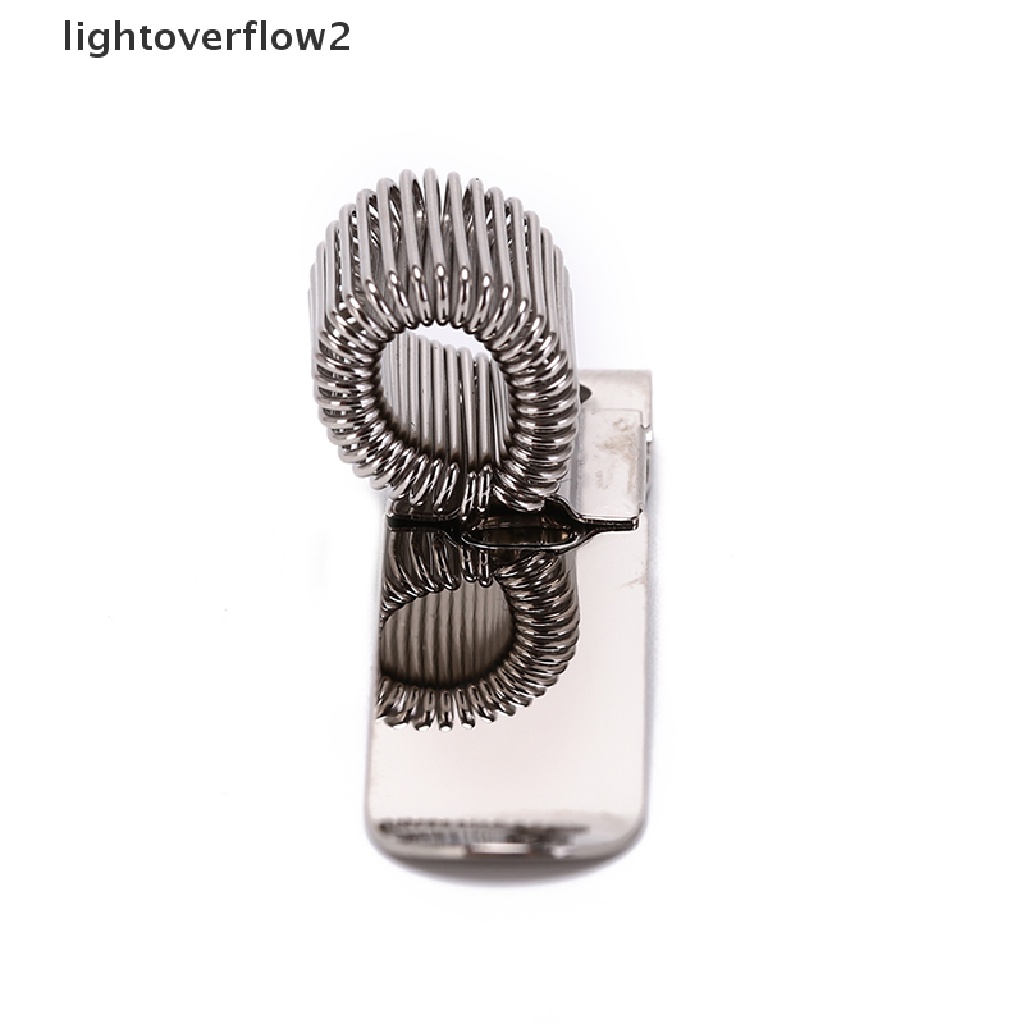 (lightoverflow2) Holder Pulpen Bahan metal Warna silver Dengan Klip Saku Untuk Seragam Dokter / Perawat