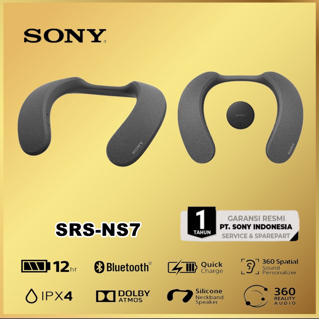 Sony SRS-NS7 Wireless Neckband Wireless Bluetooth Speaker NS 7