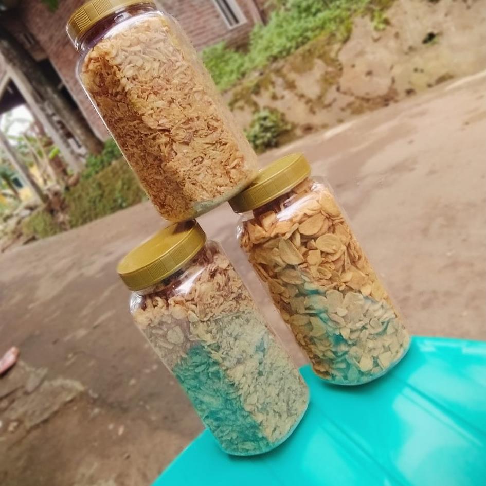 

New Deal--270 gr Bawang Goreng Merah Putih Oven Asli Tanpa Tepung Kualitas Premium COD Makanan Termurah