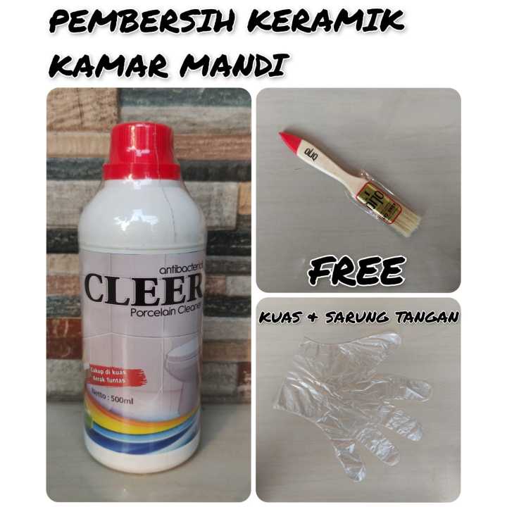 CLEER Cairan Pembersih Kerak Keramik Kamar Mandi Toilet Ampuh / CLEER PORSELEN CLEANER Pembersih Kerak Kamar Mandi &amp; Toilet