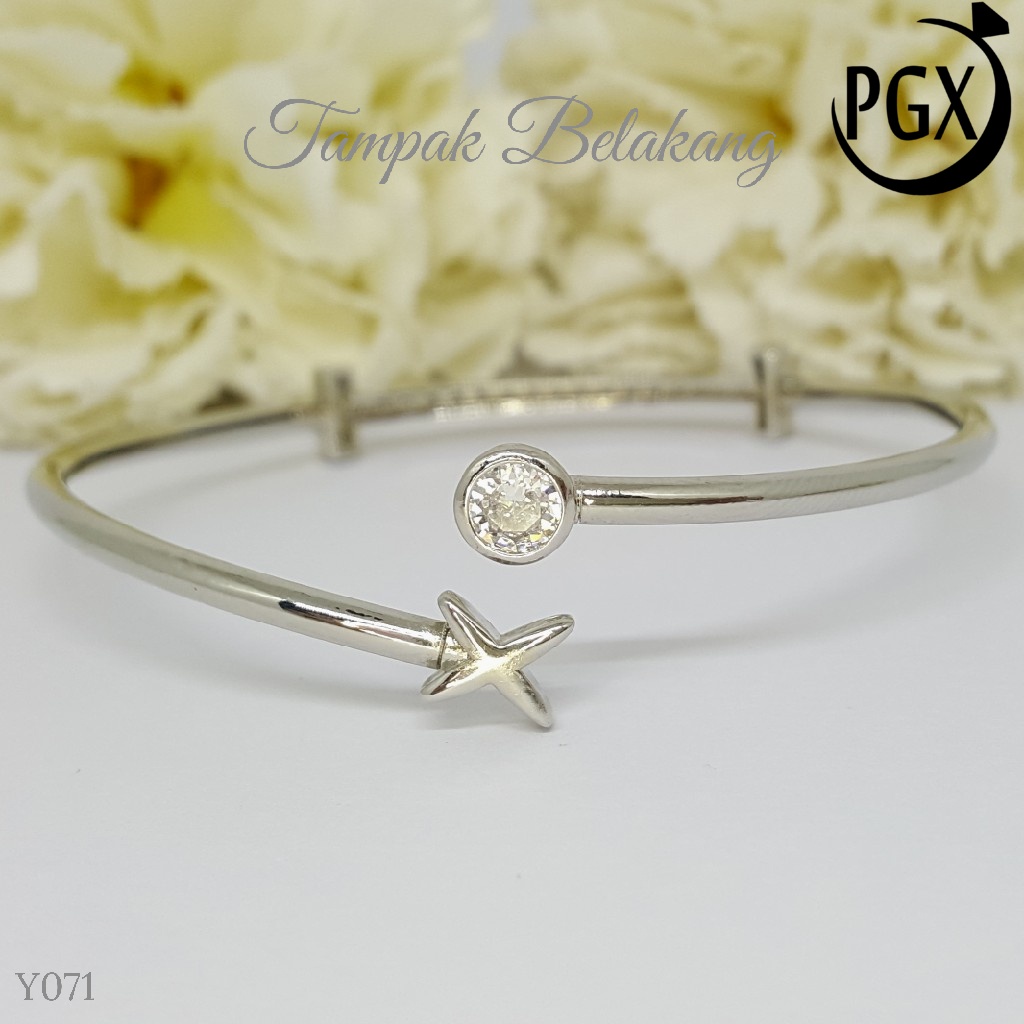 PGX Gelang Xuping Wanita Bangkok Bangle Aksesoris Perhiasan Lapis Emas - Y071