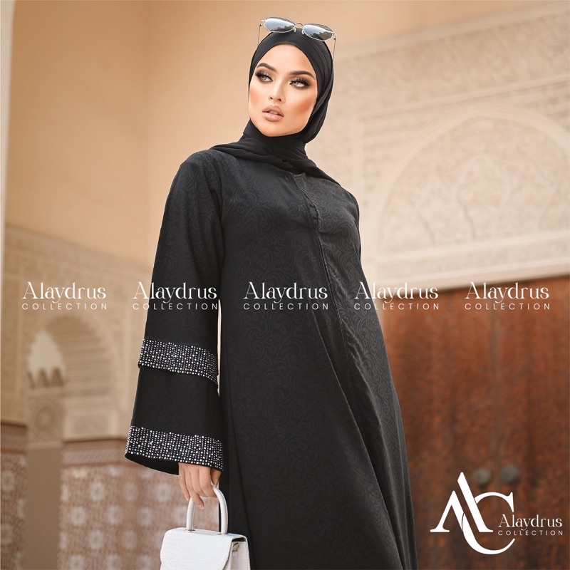 Abaya Gamis Turkey Hitam Saudi Dress Gamis Abaya Turkey Bahan Embos By Alaydrus Collection 883