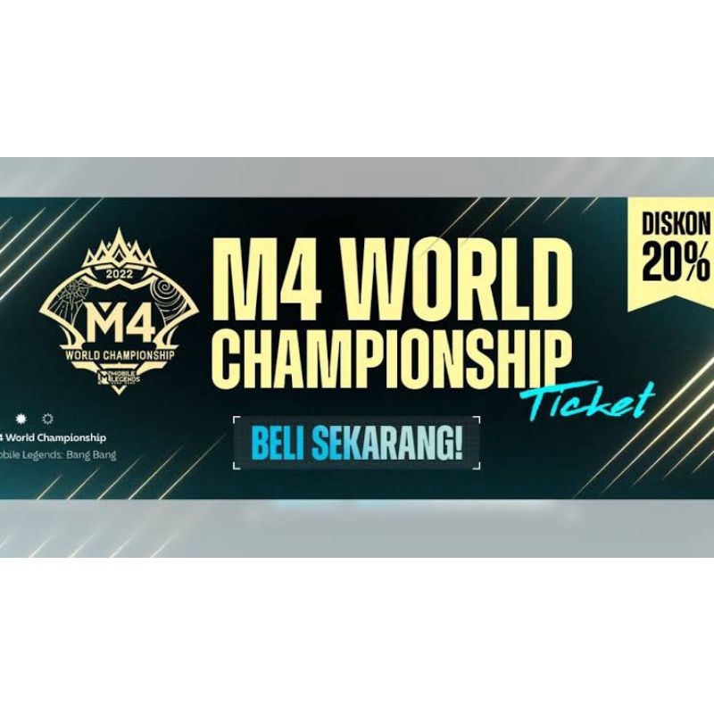TIKET GRANDFINAL M4 MLBB (2 tiket)