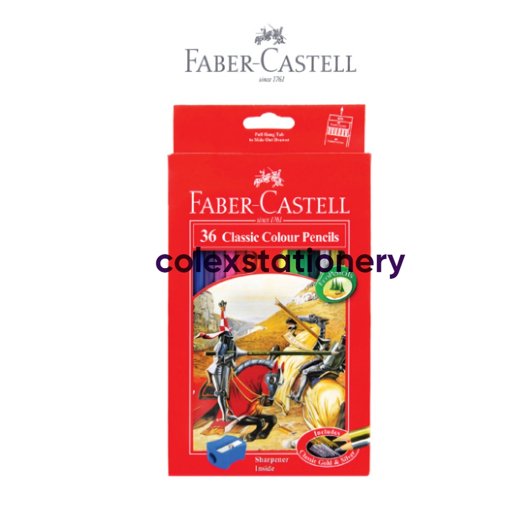 

Pensil Warna / Pensil Warna Kayu Classic Colour Faber Castell 36 Warna