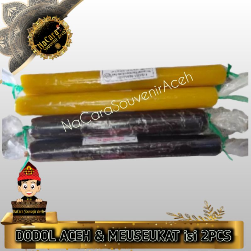 

DODOL ACEH & MEUSEUKAT KHAS ACEH ( isi 2pcs )