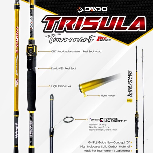 Joran Daido trisula tournament pro series 165 180 Joran spinning
