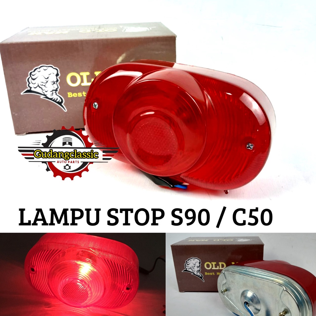 lampu Stop belakang lampu stop assy lampu stop c50 astra90 honda90 s90 pispot OLD MAN