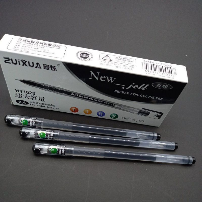 

1 Pak ZUIXUA Pulpen Gel | isi 12 Pulpen New Gel