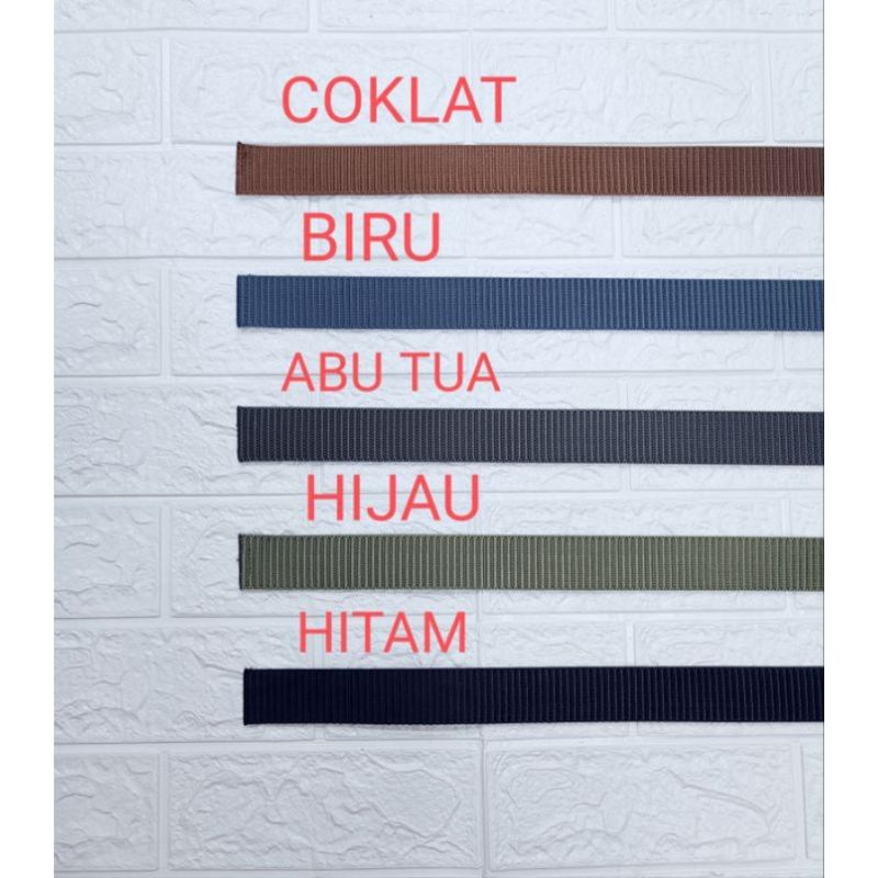 Ikat pinggang TUMI Jepit Gesper Nylon Import