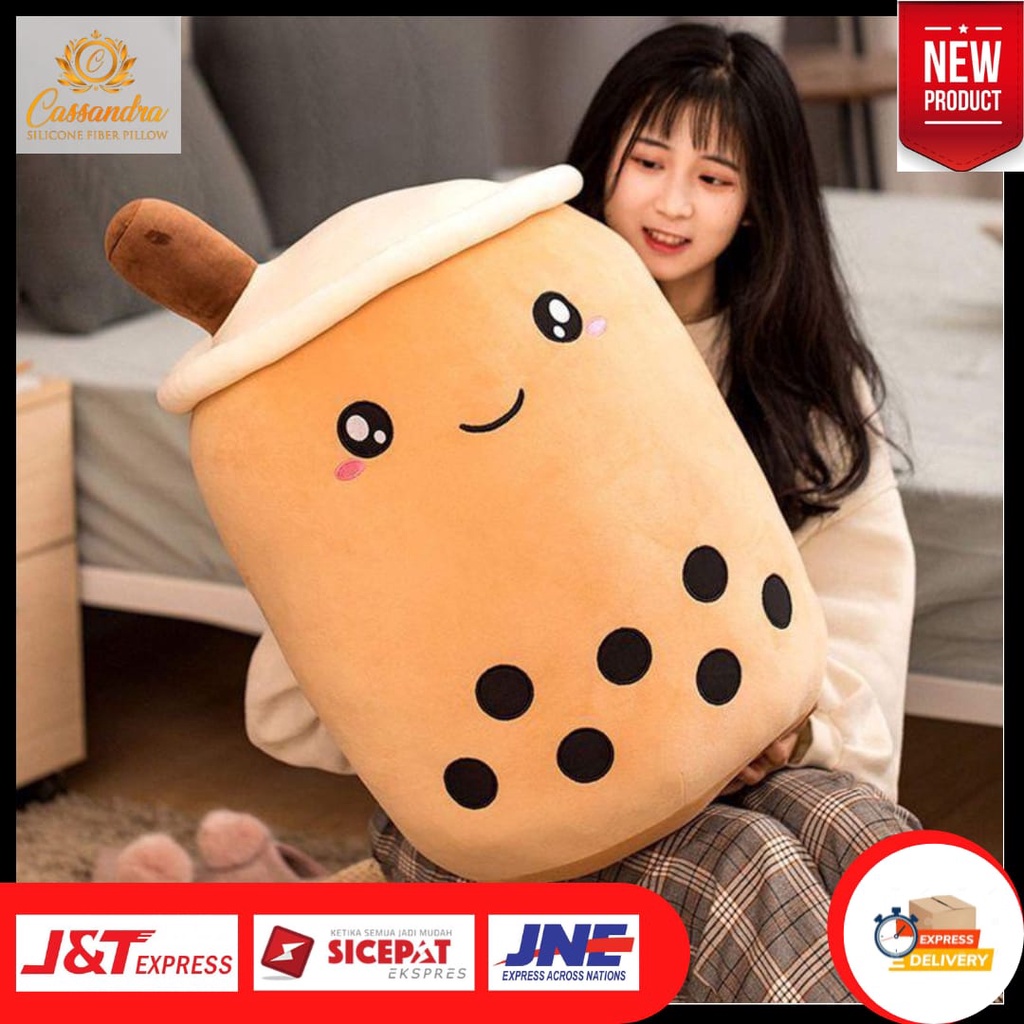 Boneka Boba Jumbo Mainan Bubble Milk Tea