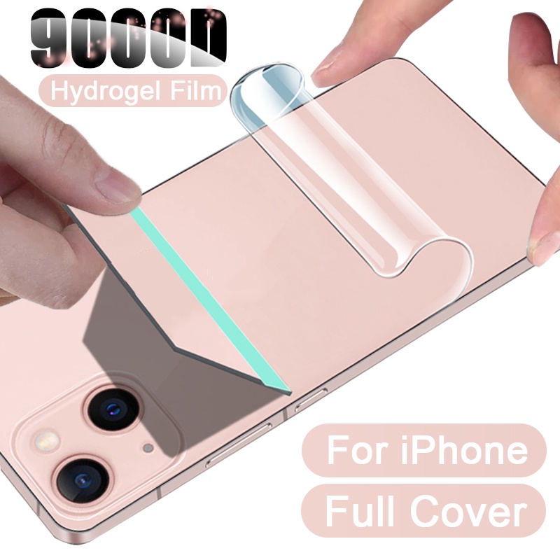 Film Hydrogel Pelindung Layar Belakang Hp Full Cover Anti Gores Untuk IPhone 14 / 14plus / 14pro / 14pro Max