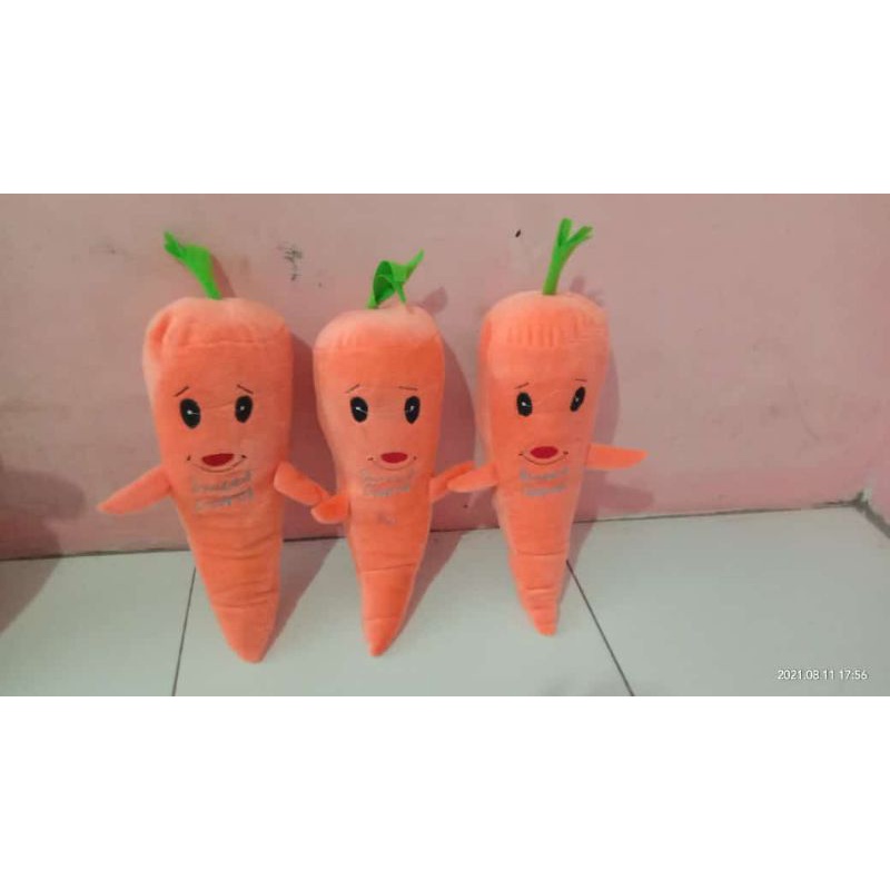 boneka wortel imut dan lucu harga murah