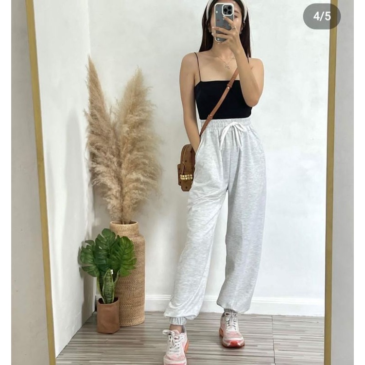 celana joger wanita monna style korea