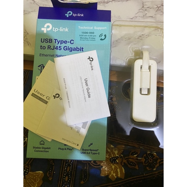 TP LINK UE300C USB Type C To RJ45 Gigabit Ethernet Network Adapter