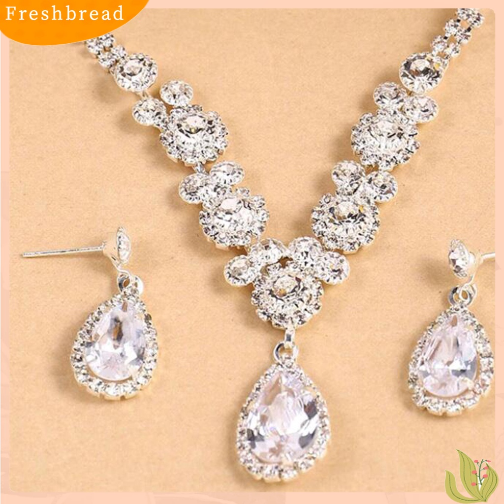 1 Set Kalung Dan Anting Bahan Alloy Untuk Perhiasan