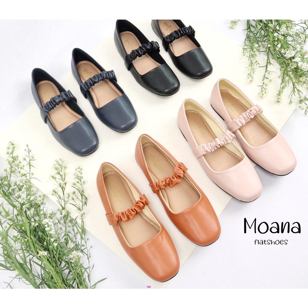 GLARISAMODA Moana Flatshoes Serut Nyaman Empuk Sepatu kerja wanita sepatu sekolah