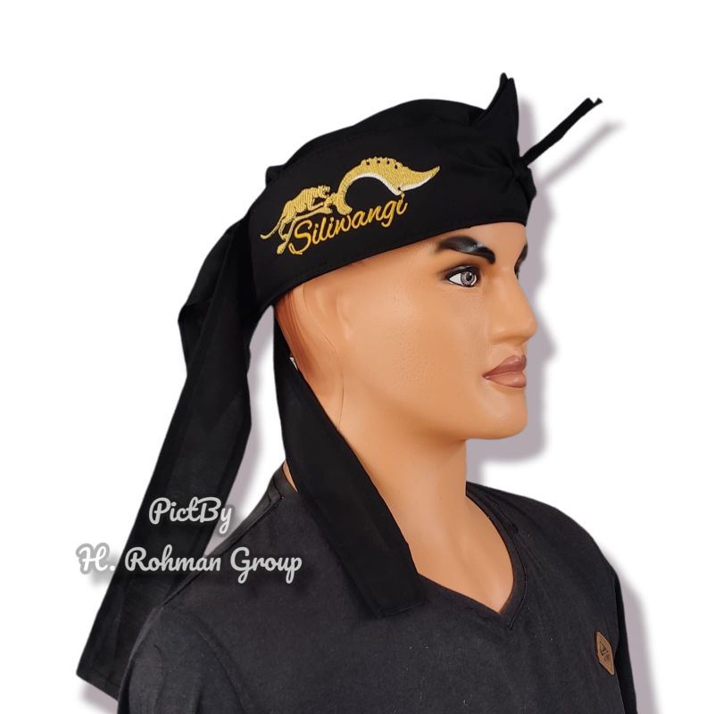 udeng Sunda kujang Siliwangi dewasa iket kepala Sunda macan Siliwangi totopong praktis kujang Siliwa