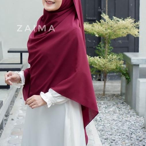 Diskon✔️Pashmina Syari Jumbo Premium 200 x 100 Jilbab Kerudung Diamond Crepe Lebar Tebal Panjang Nay