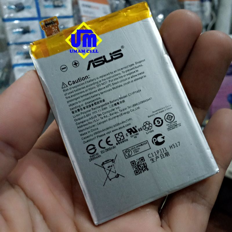 Baterai Batre Asus Zenfone 2 5.5inch C11P1424 ZE550ML ZE551ML Z00AD