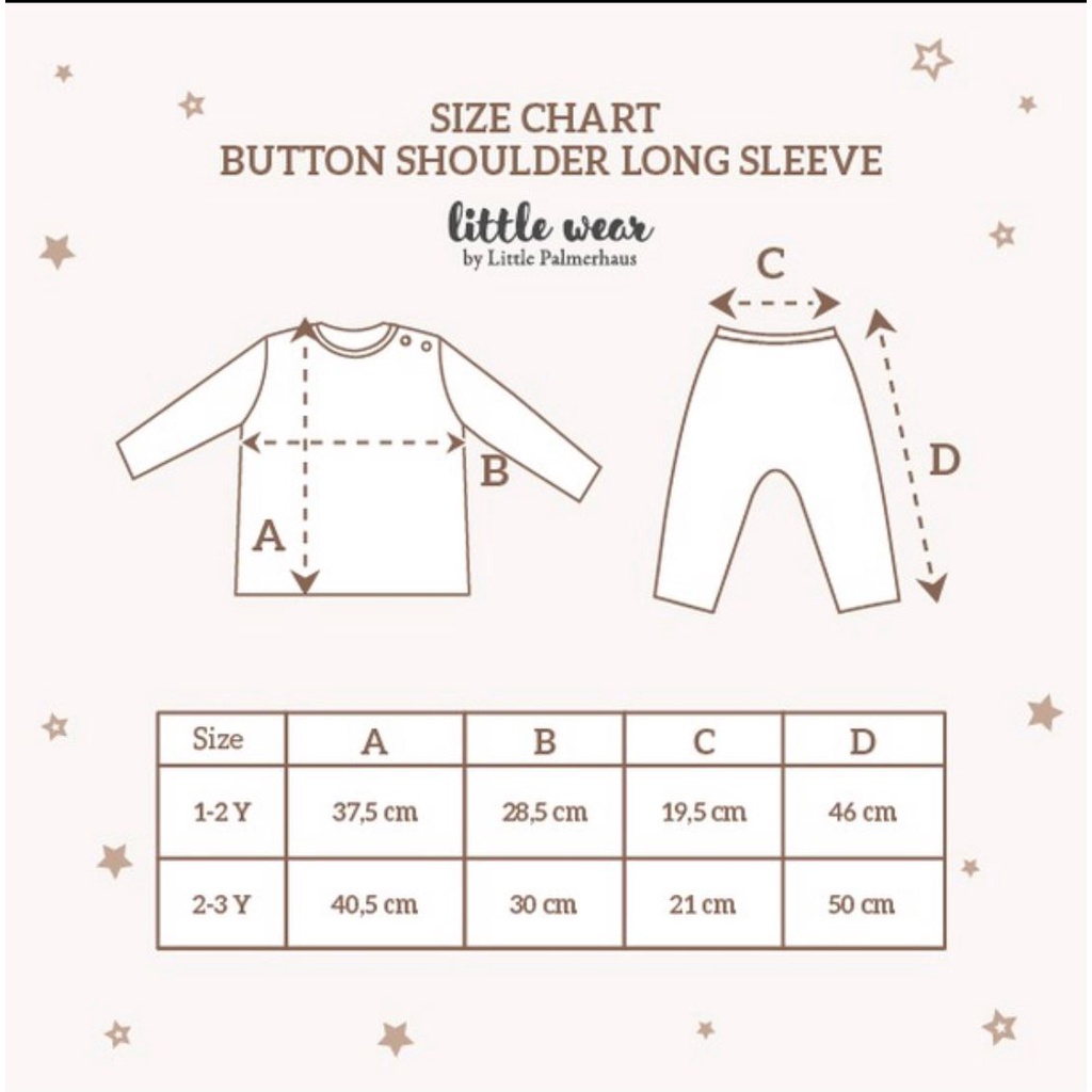 Baju Bayi Anak 1 – 3 Tahun Setelan Piyama Panjang Palmerhaus Little Wear Shoulder Button Long Sleeve Fish Parade / Elephant / Flamingo Beach