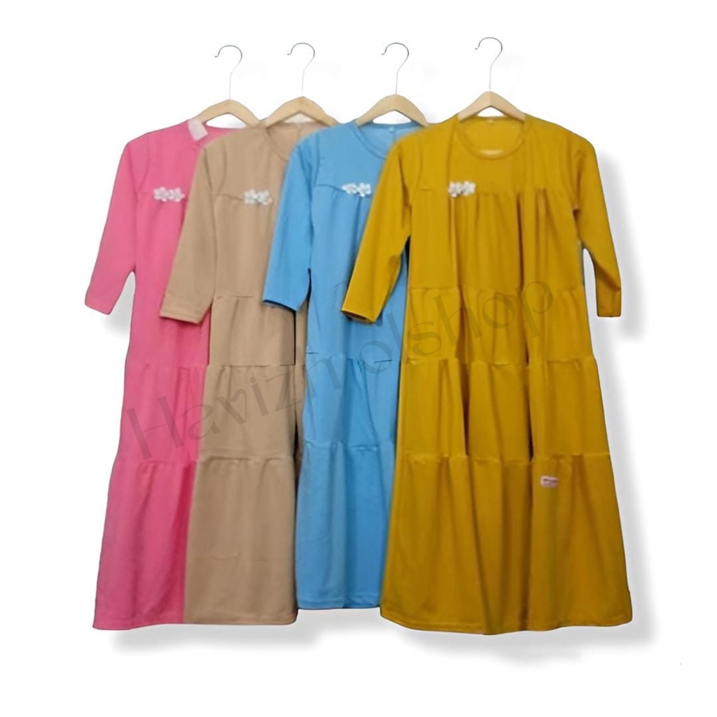 Gamis anak bunga 1-12thn // Gamis anak perempuan