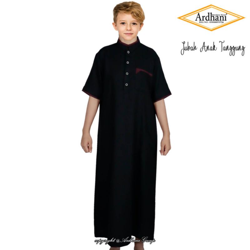 Jubah Anak Tanggung Laki laki  Tangan Panjang Baju Gamis Anak Laki laki Tanggung 10 - 17 Tahun Shakeil 2022