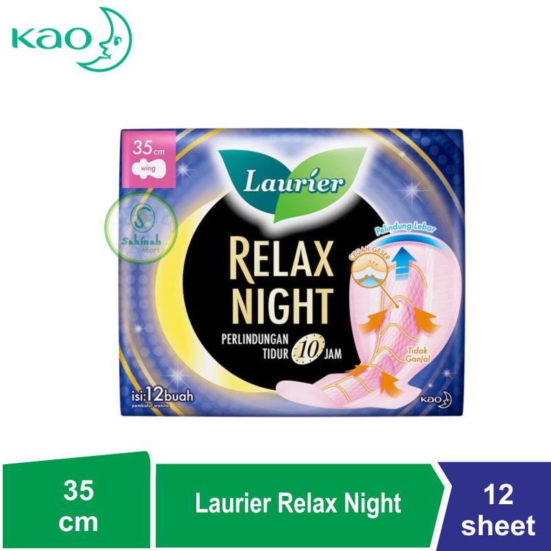 Laurier Relax Night Pembalut wanita